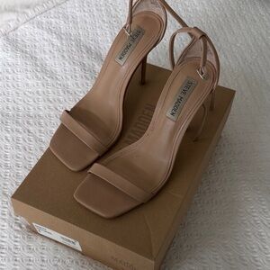 Steve Madden Nude Strappy Heels